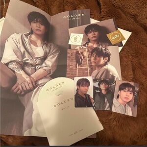 Jungkook Golden Album Set with Photocards